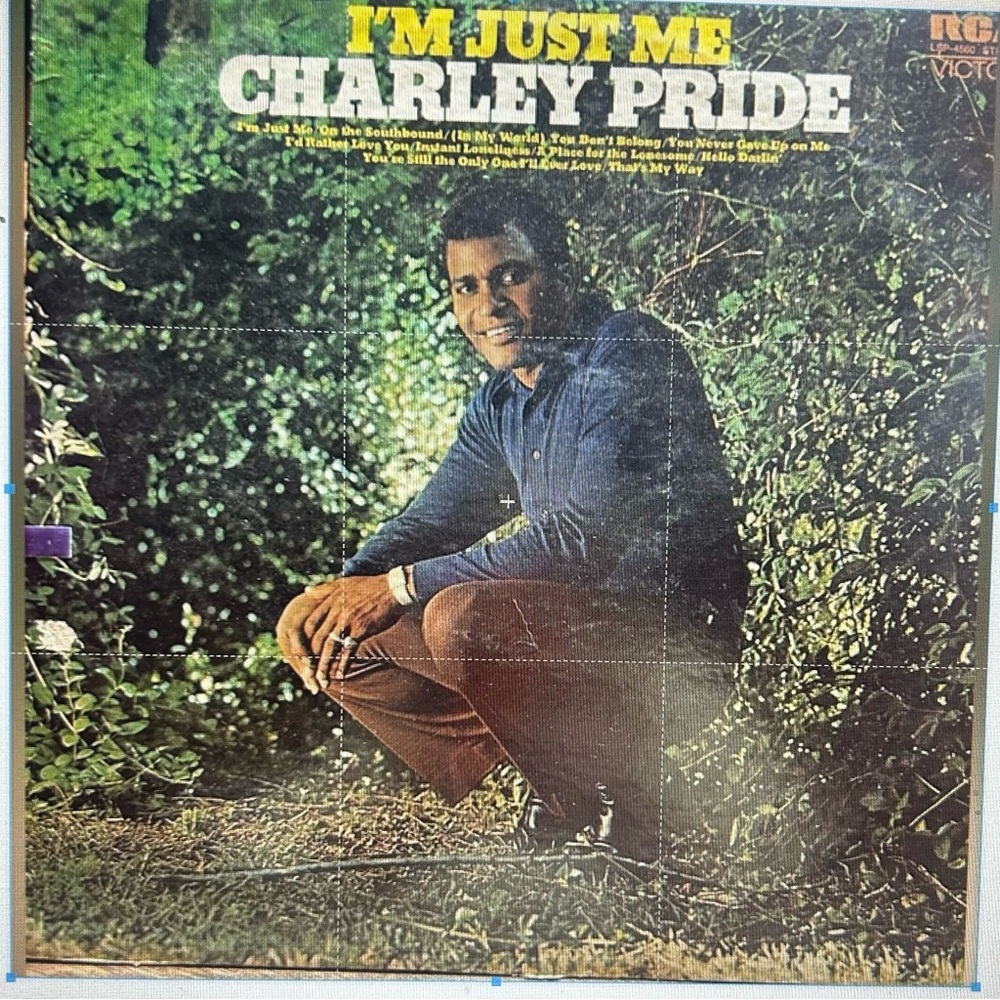 Charley Pride Vinyl Record - I'm Just Me - 1971